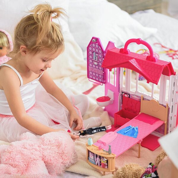 Gatuida Set mit 5 Miniatur-Kleidungsstücken für Puppen, weicher Stoff und elegantes Design