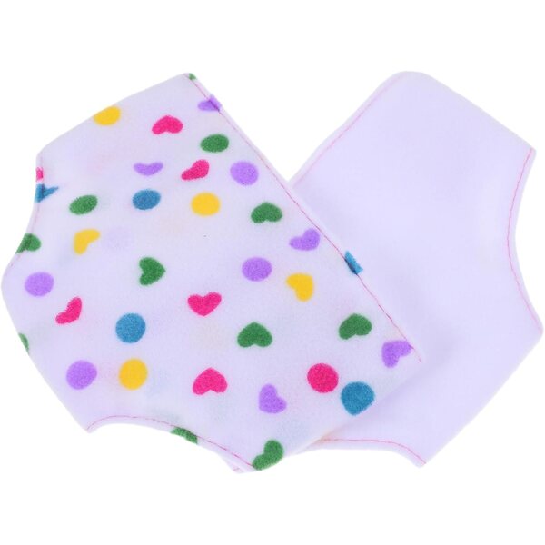 Gatuida 2 Pannolini Riutilizzabili Regolabili per Bambole - Sottovuoto per Gioco Bambini