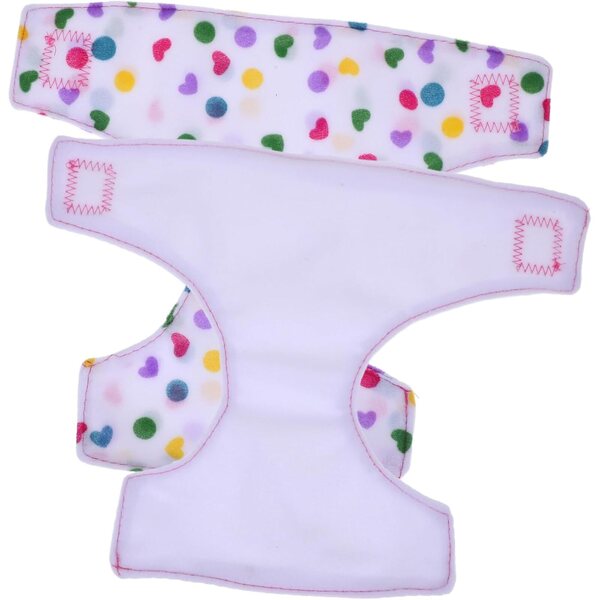 Gatuida 2 Pannolini Riutilizzabili Regolabili per Bambole - Sottovuoto per Gioco Bambini