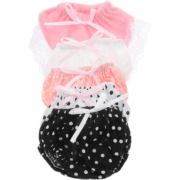 VICASKY 5 Culottes in Poliestere per Bambole, Accessori di Gioco Immaginativo e Riutilizzabili