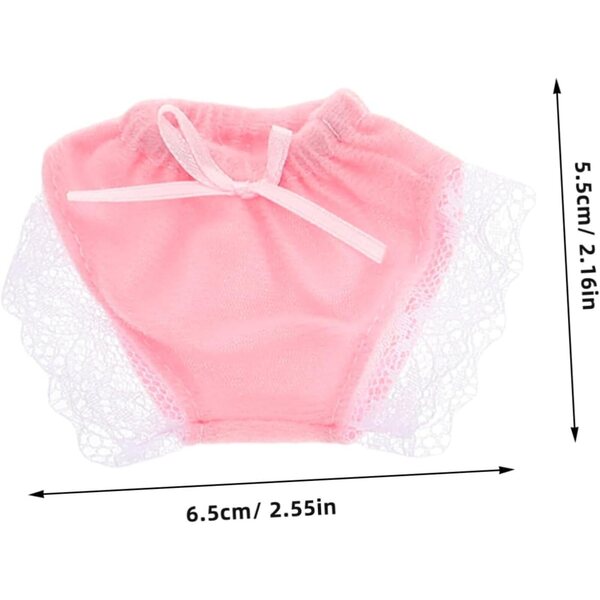 VICASKY 5 Culottes in Poliestere per Bambole, Accessori di Gioco Immaginativo e Riutilizzabili