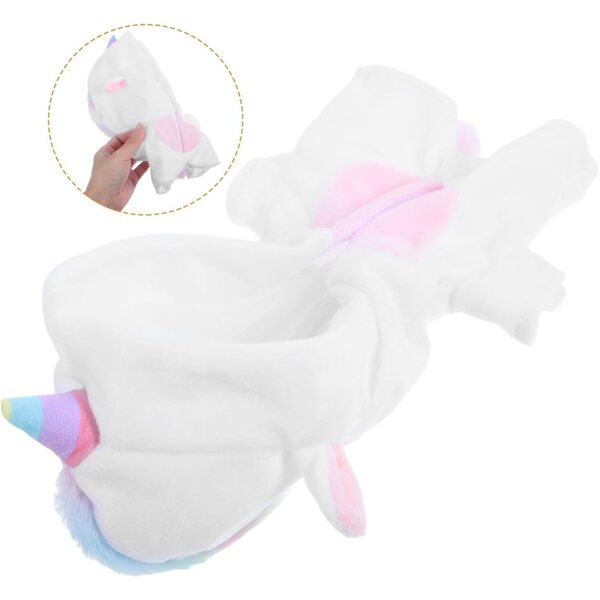 Amosfun Pyjama Licorne per bambole 20cm in Morbido Tessuto in Peluche - Costume Intercambiabile
