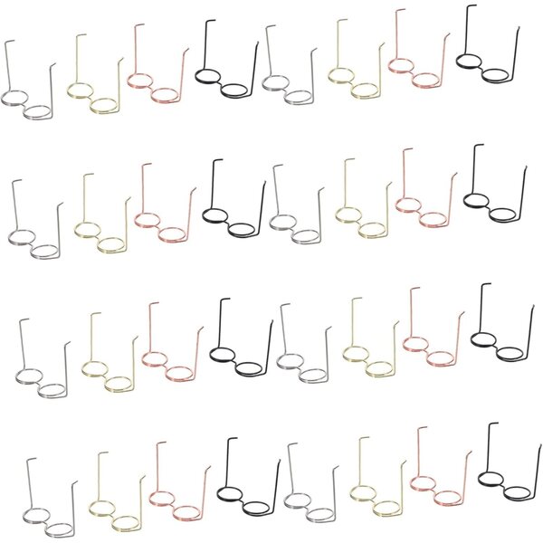 Gatuida Set mit 40 Mini-Gläsern für Puppen, elegantes Zubehör für Puppenhäuser und Partys