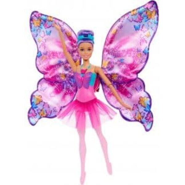 bambole Papillon 2 in 1 Danseuse con Ali Apribili e Accessori Luminosi per Bambine