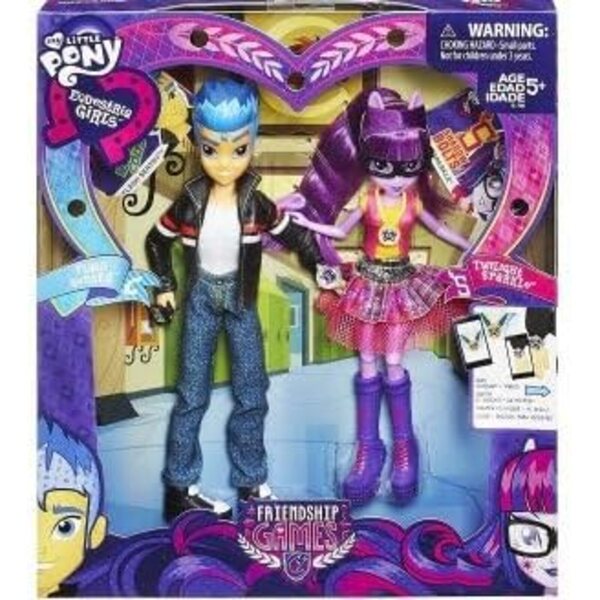 Boxset mit 2 Twilight Sparkle & Flash Sentry My Little Pony Equestria Girls Puppen