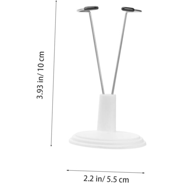 VICASKY 6er-Set steht für 15-cm-Puppen aus weißem PVC, vielseitiges und tragbares Display