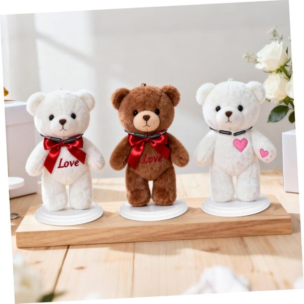 VICASKY 6er-Set steht für 15-cm-Puppen aus weißem PVC, vielseitiges und tragbares Display