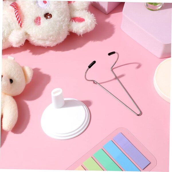 VICASKY 6er-Set steht für 15-cm-Puppen aus weißem PVC, vielseitiges und tragbares Display