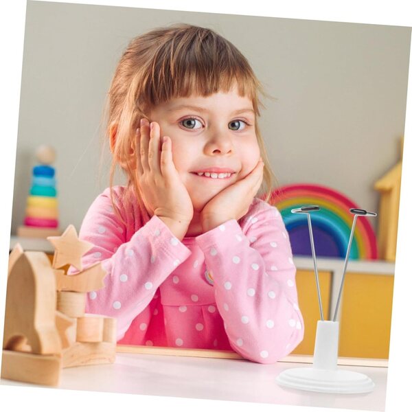 VICASKY 6er-Set steht für 15-cm-Puppen aus weißem PVC, vielseitiges und tragbares Display