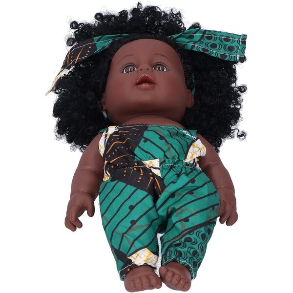 Cryfokt Reborn Africa Babypuppen 30 cm aus sicherem Vinyl mit Zubehör