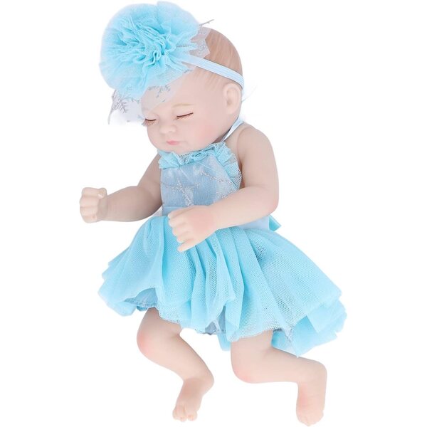 10 Zoll lebensechte und weiche Silikon-Neugeborenenpuppe für Babys und Eltern