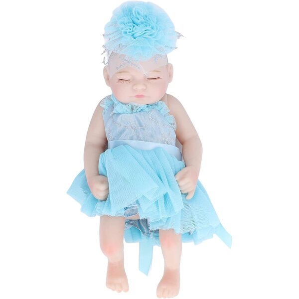 10 Zoll lebensechte und weiche Silikon-Neugeborenenpuppe für Babys und Eltern