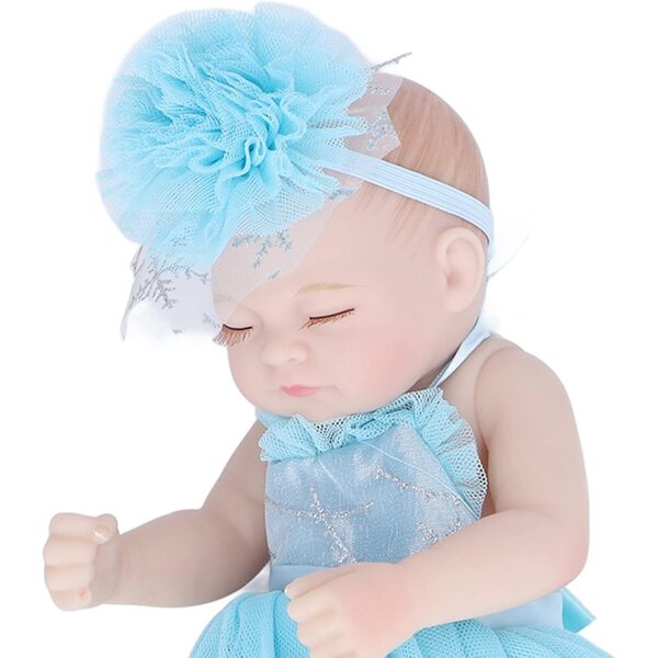 10 Zoll lebensechte und weiche Silikon-Neugeborenenpuppe für Babys und Eltern