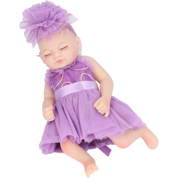 HEEPDD Neugeborene weiche Silikonpuppe 26 cm – Kreativspiel für Kinder ab 3 Jahren