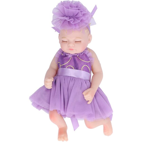 HEEPDD Neugeborene weiche Silikonpuppe 26 cm – Kreativspiel für Kinder ab 3 Jahren