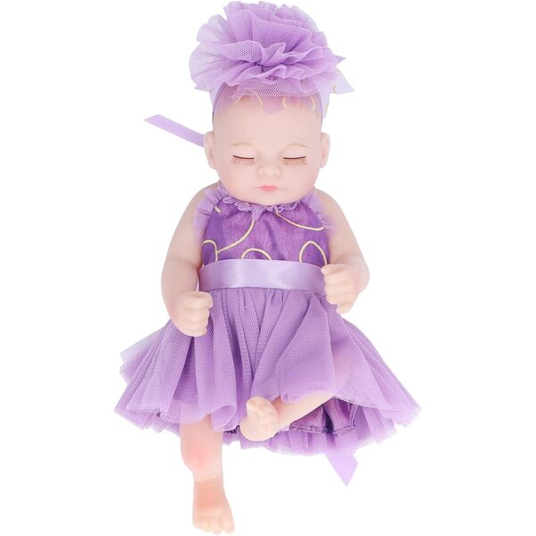 HEEPDD Neugeborene weiche Silikonpuppe 26 cm – Kreativspiel für Kinder ab 3 Jahren