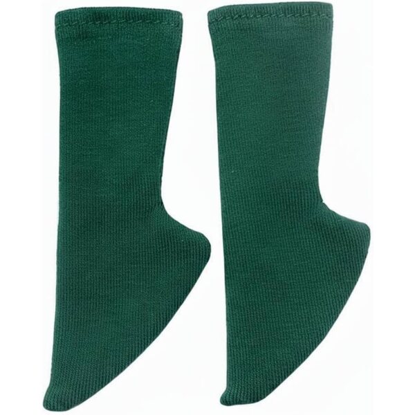 Calzini per Bambola BJD 1/6 Morbidi e Versatili in Cotone Verde Scuro Qianly