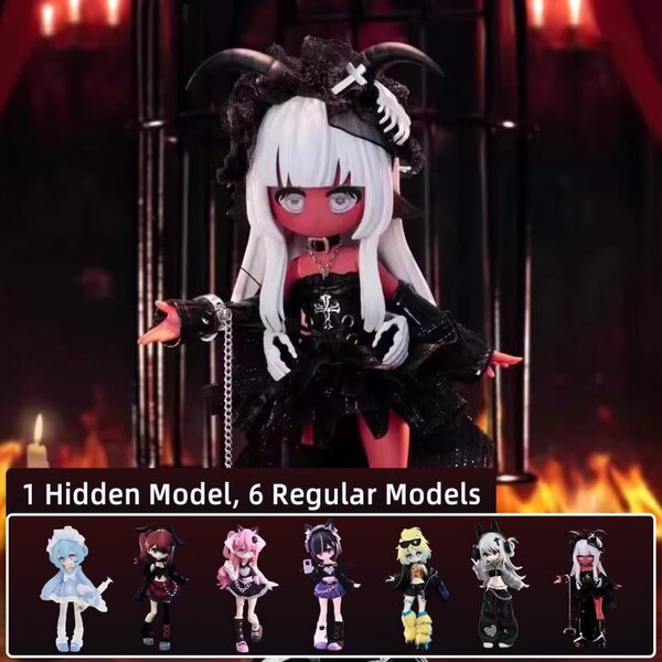 niannyyhouse BJD Blind Box 6 pièces - Figurine 1/12 Dix Mille Plans d'Évasion