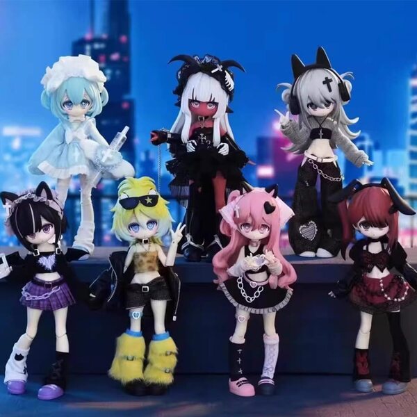 niannyyhouse BJD Blind Box 6 pièces - Figurine 1/12 Dix Mille Plans d'Évasion