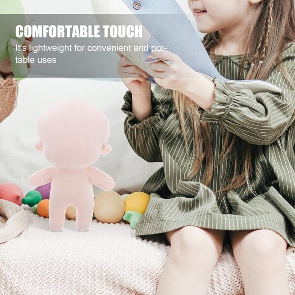 NOLITOY bambole en Peluche Souple 20 cm Corpo in Cotone per Personalizzare e Collezionare