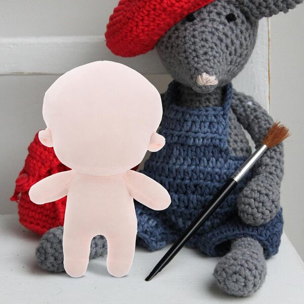 NOLITOY bambole en Peluche Souple 20 cm Corpo in Cotone per Personalizzare e Collezionare