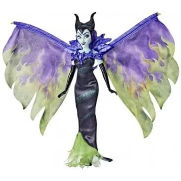 Maleficent 30-cm-Box mit Villains-Puppe, magischem Umhang und Zubehör