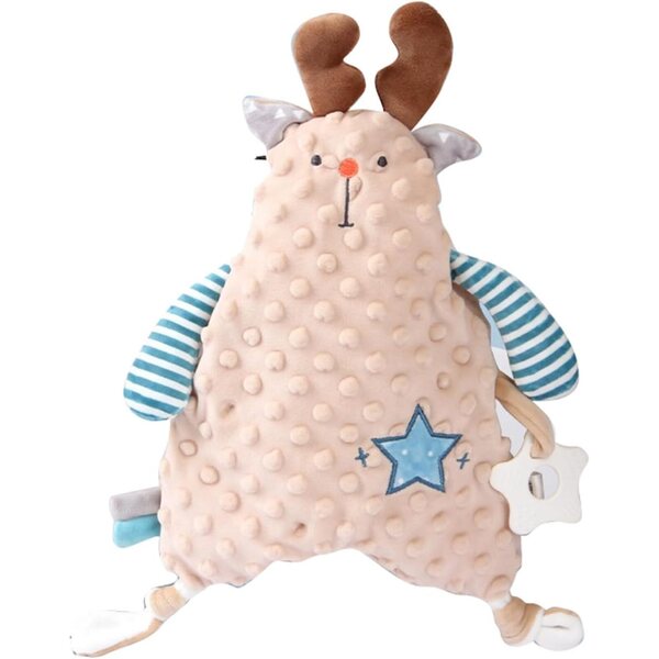 Goshyda Tröstende Baby-Plüschpuppe, PP-Baumwolle, süßes Tier, 35 cm