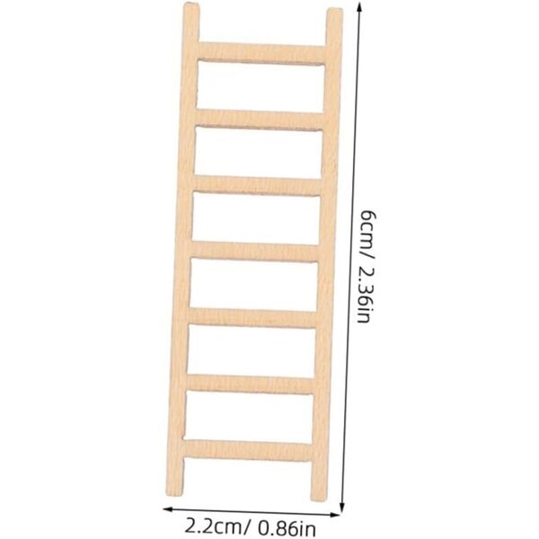 Set 30 Mini Scale in Legno Realistiche per Casa delle Bambole e Decorazioni Micro Paesaggi