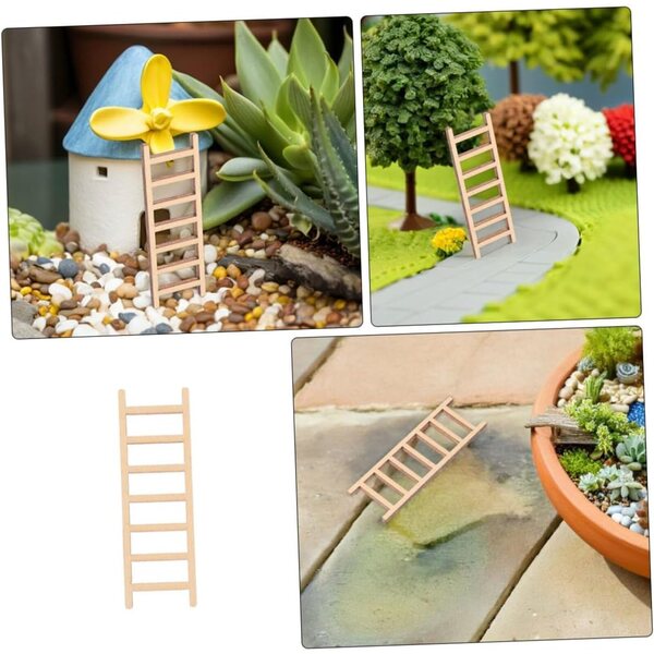Set 30 Mini Scale in Legno Realistiche per Casa delle Bambole e Decorazioni Micro Paesaggi