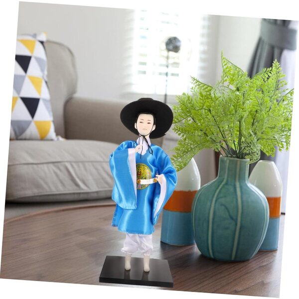 bambole Hanbok Coréenne en Tissu Tradizionale - Decorazione Artistica e Resistente