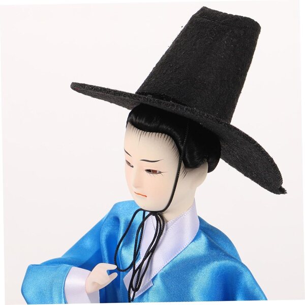 bambole Hanbok Coréenne en Tissu Tradizionale - Decorazione Artistica e Resistente