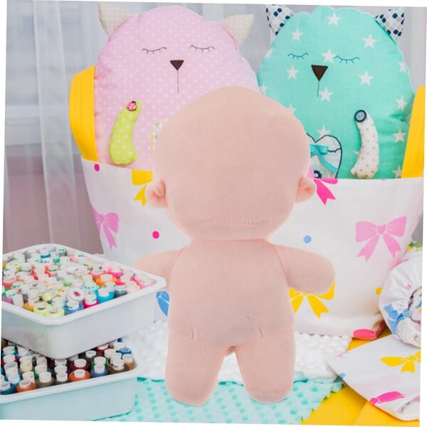 Pupazzo di Peluche DIY 20 cm per Bambini - Corpo Morbido e Senza Struttura per Creatività