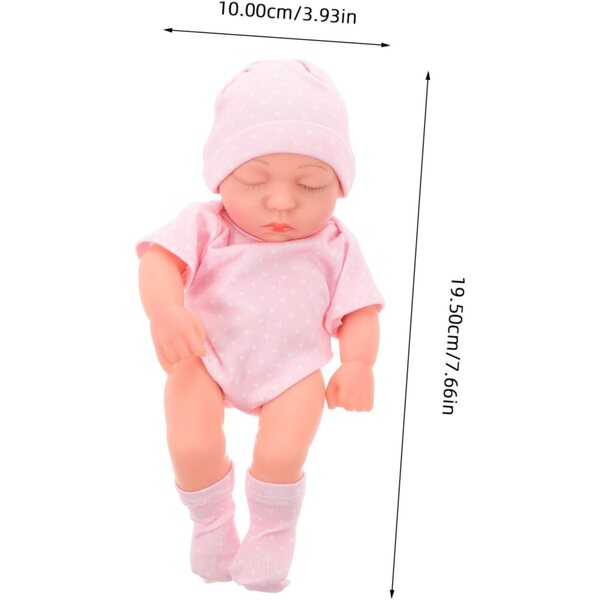 CLISPEED Realistische Babypuppen aus Vinyl für Kinder, Lernspielzeug und ideales Geschenk