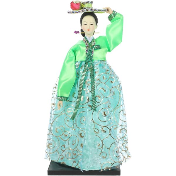 GALPADA Coréenne Hanbok-Puppen 30 cm aus Stoff für Dekoration und Sammlung