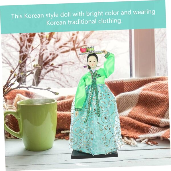 GALPADA Coréenne Hanbok-Puppen 30 cm aus Stoff für Dekoration und Sammlung