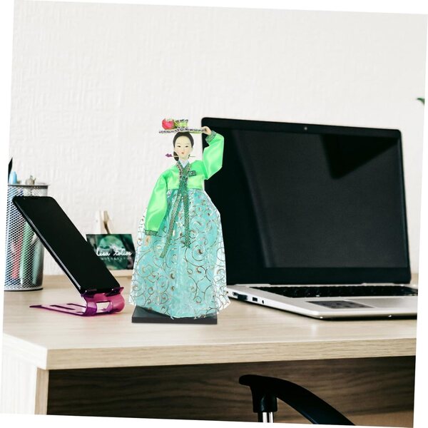 GALPADA Coréenne Hanbok-Puppen 30 cm aus Stoff für Dekoration und Sammlung