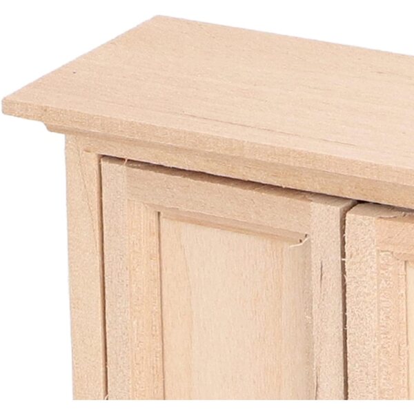 Armadio in Legno per Casa delle Bambole 1:12 - Vintage Doppia Porta Personalizzabile