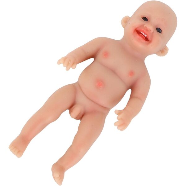 6 Zoll weiche Silikon-Neugeborenen-Babypuppe - Naroote Baby