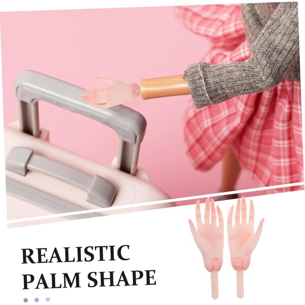 HEMOTON Mini Mani Articolate in Plastica Realistica per bamboles - Ricambi Sicuri e Creativi