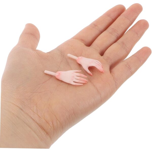 HEMOTON Mini Mani Articolate in Plastica Realistica per bamboles - Ricambi Sicuri e Creativi