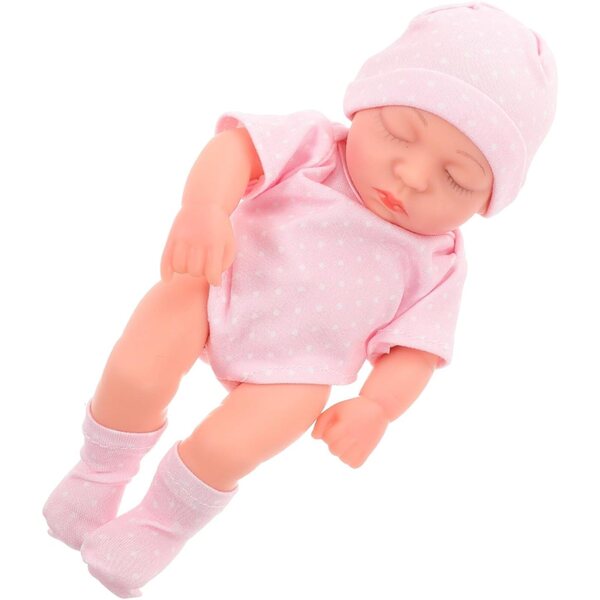 Gatuida realistische Babypuppe aus weichem Vinyl – Miniatur-Junge/Mädchen 19,5 cm