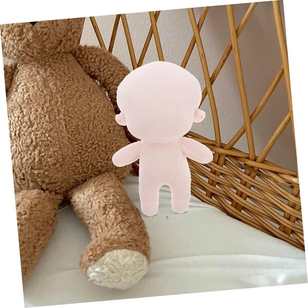 Gatuida Weiche Plüschpuppen, 20 cm, Vierge-Körper aus PP-Baumwolle für DIY-Kreationen