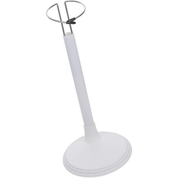 Support per bambole regolabile VICASKY in plastica e acciaio inox, esposizione stabile