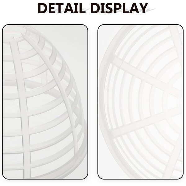 VICASKY Set 12 Supporti Trasparenti Miniature per Gonne da 11 cm in Plastica