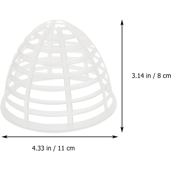VICASKY Set 12 Supporti Trasparenti Miniature per Gonne da 11 cm in Plastica
