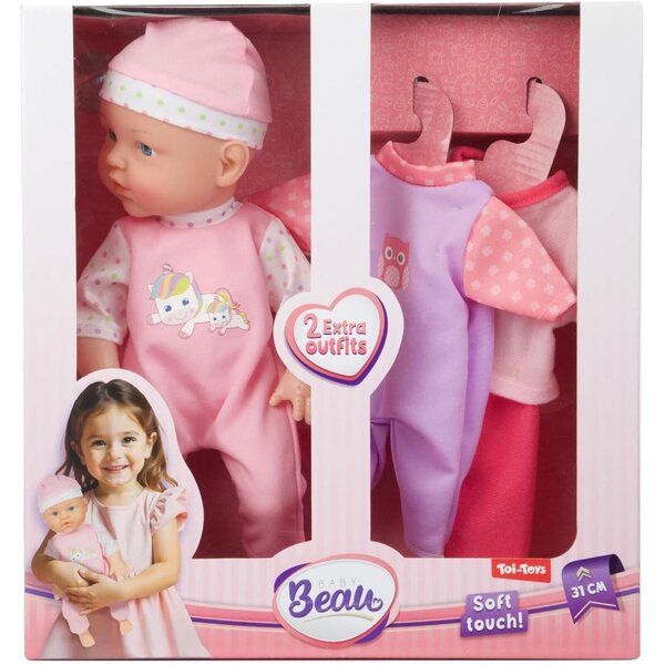 Toi-Toys BEAU Babypuppen Dress Up 31 cm – Puppe für Kinder ab 3 Jahren