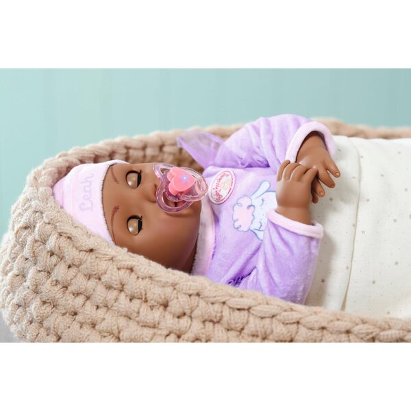 Baby Annabell Active Leah 43 cm – Interaktive Puppe mit realistischen Geräuschen und Bewegungen