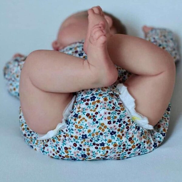 Pinky Reborn Bambola Neonato 50 cm Realistica in Silicone e Vinile Morbido
