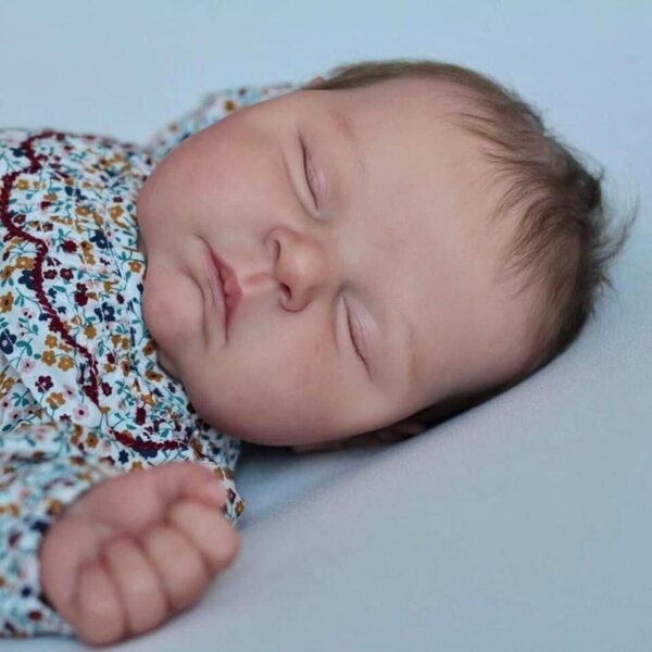 Pinky Reborn Bambola Neonato 50 cm Realistica in Silicone e Vinile Morbido