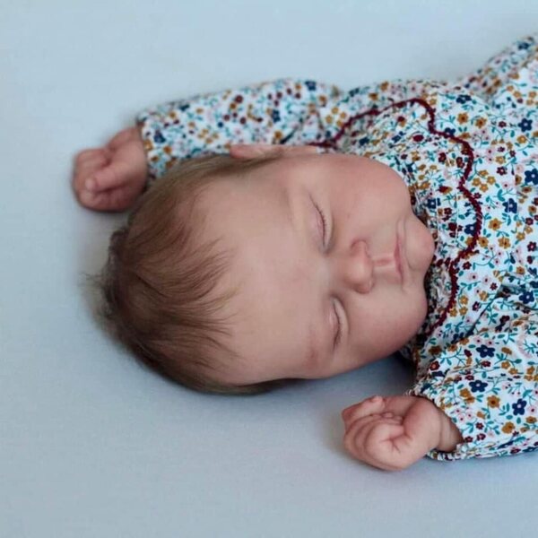 Pinky Reborn Bambola Neonato 50 cm Realistica in Silicone e Vinile Morbido
